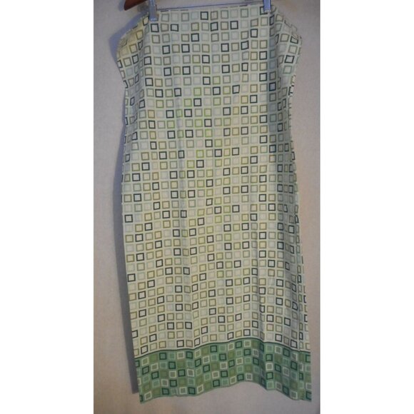 Vintage Set Green white King Pillowcases Westpoint Stevens USA Made Squares - Picture 3 of 5